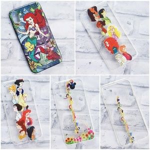 Bundle of 5 Disney Princess iPhone X Cases